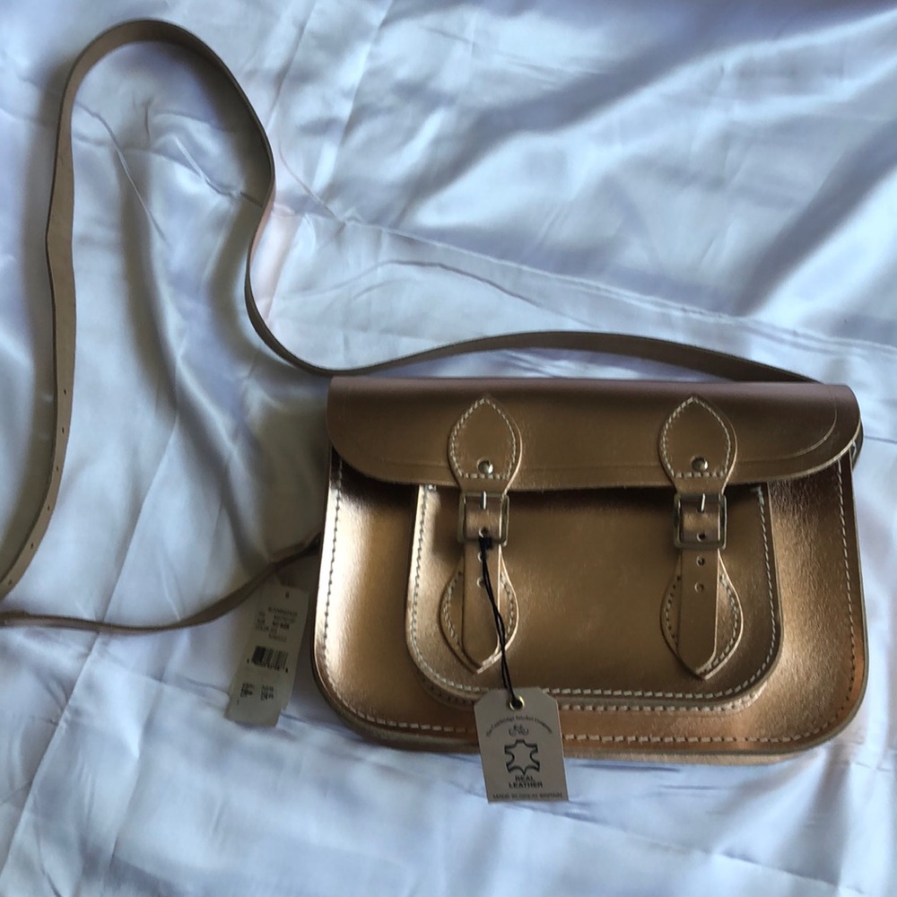 The Cambridge Satchel Company Gold Leather Bag